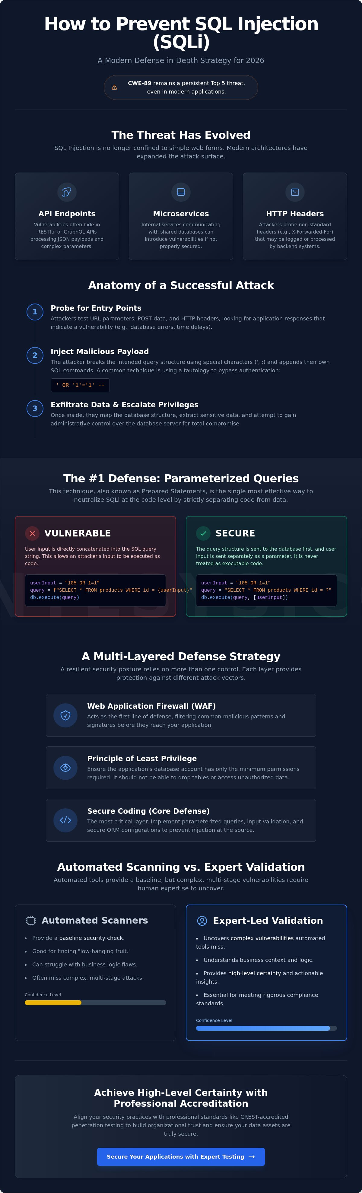 How to Prevent SQL Injection Attacks: A Strategic Guide for 2026